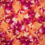 Polyester crêpe print