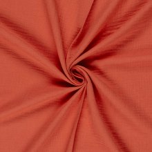 Mousseline effen koraal