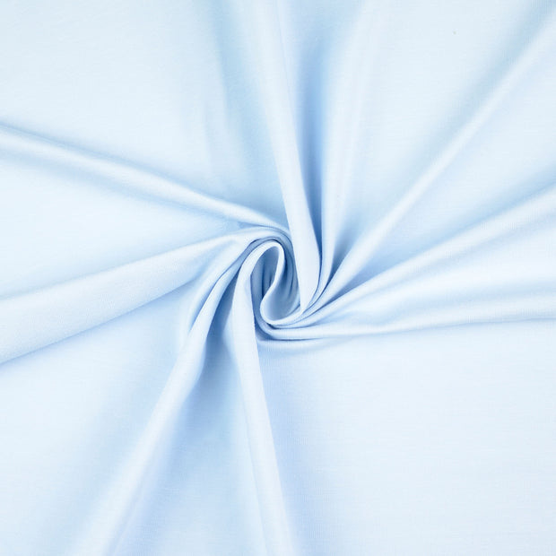 Katoen tricot lichtblauw effen