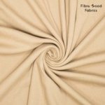 Ribbing boordstof beige - Fibre Mood