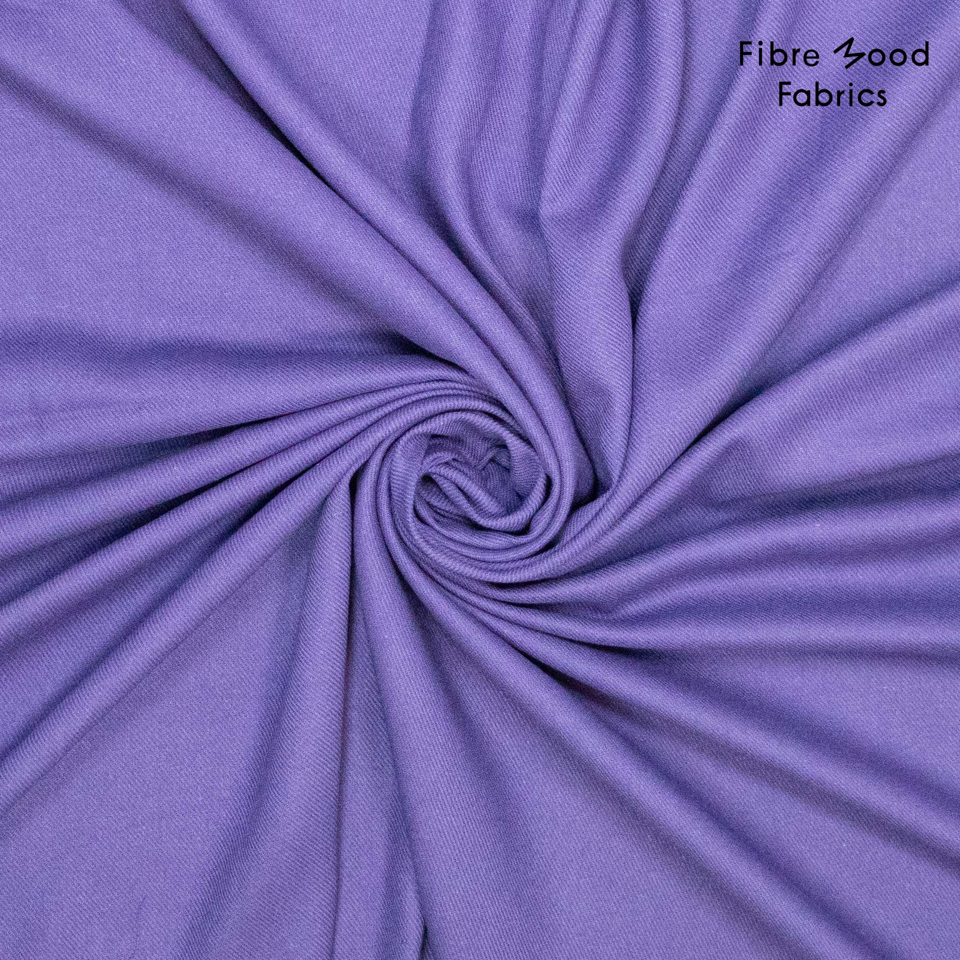 Twill linnen mix paarsblauw - Fibre Mood
