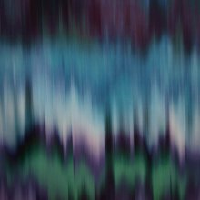 Viscose met blauw groene waterval effect - Knipmode