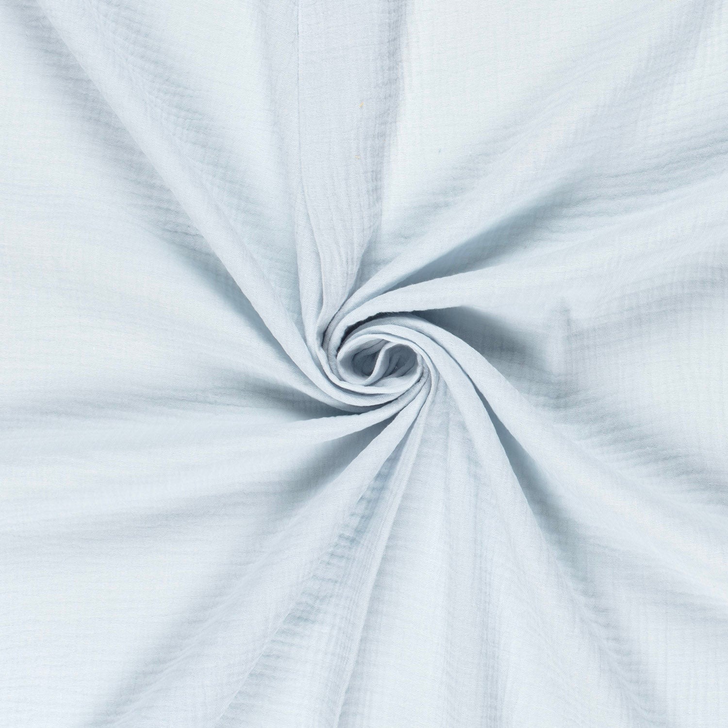 Mousseline effen lichtblauw