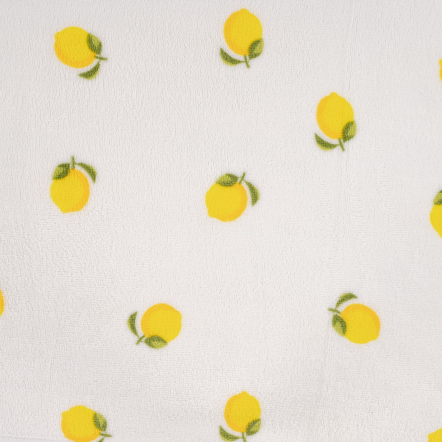 Badstof ecru met citroenen