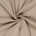 Mousseline effen beige