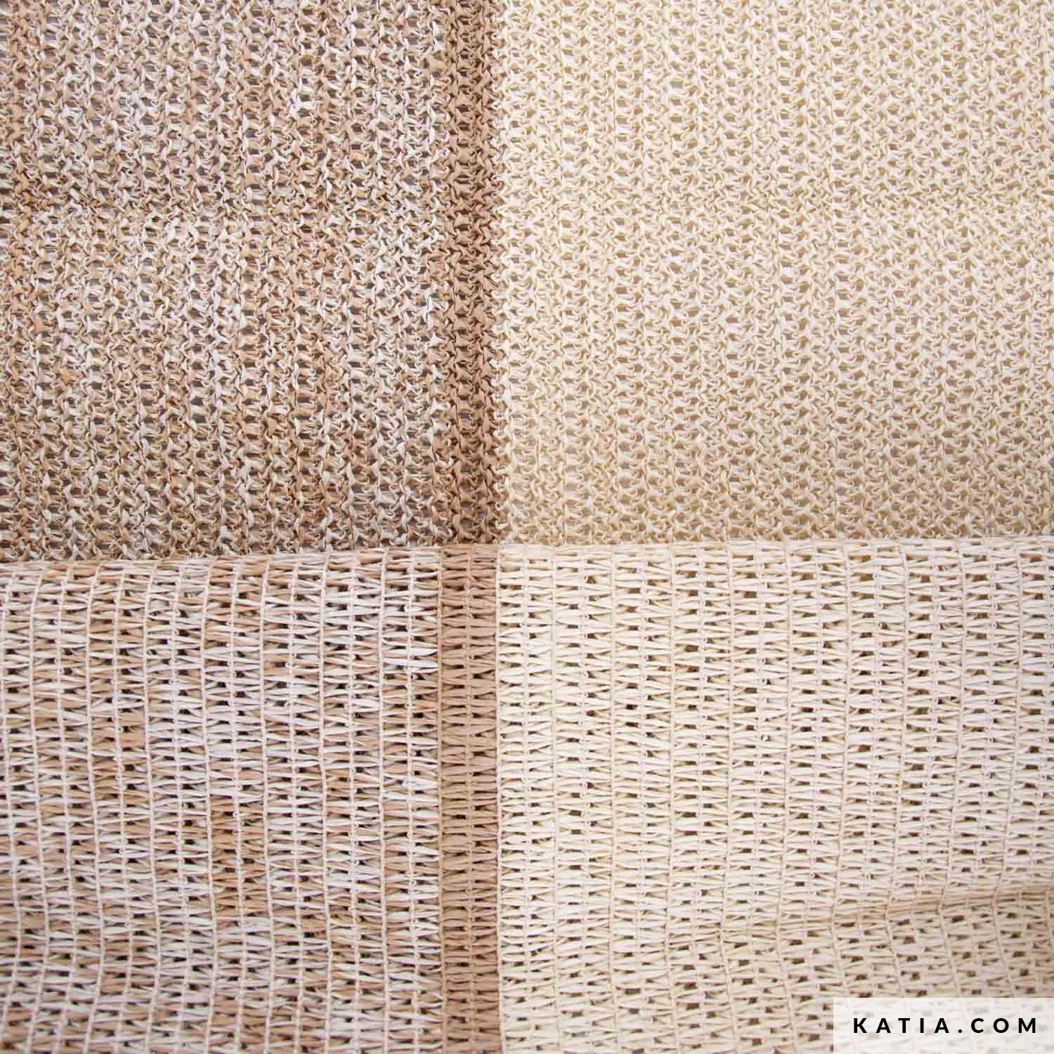 Papier Raffia Brei Stof Tatami - Katia