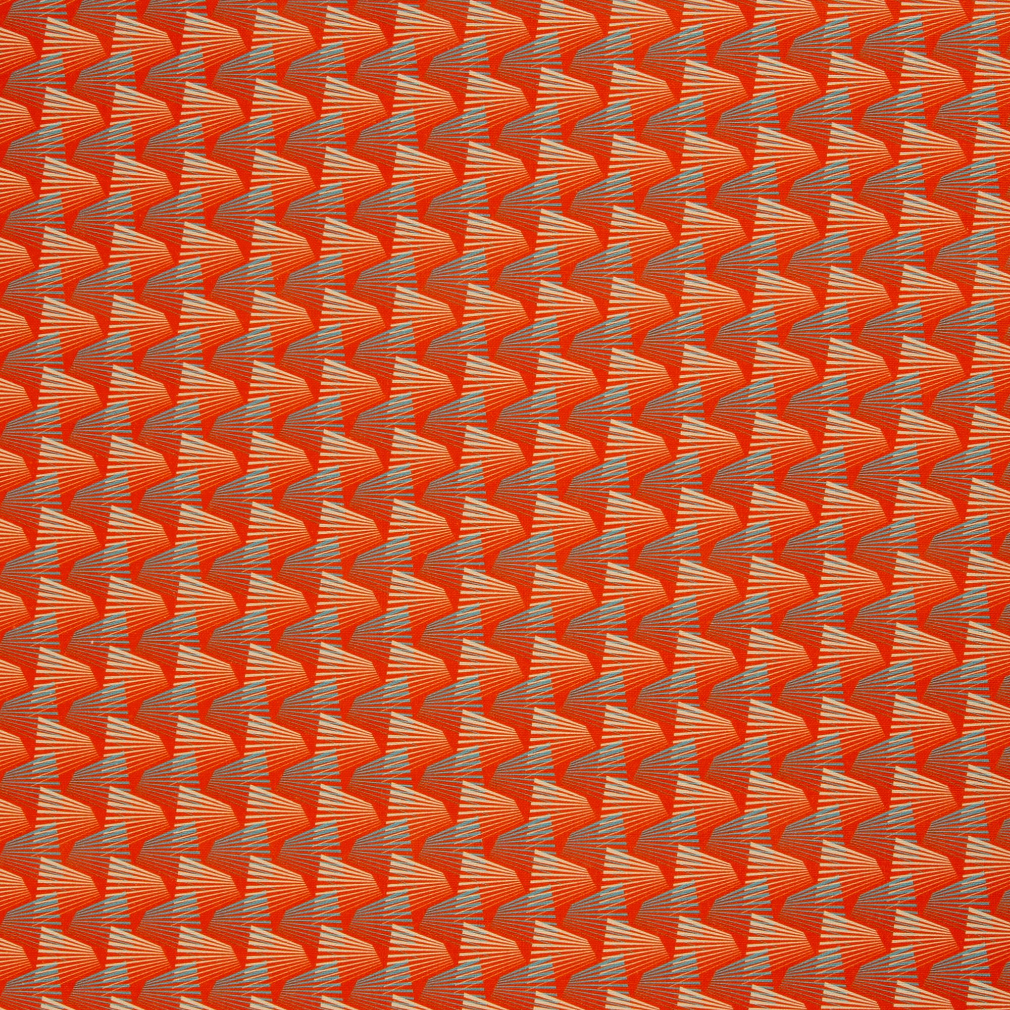 Canvas oranje met print 'Rocha'