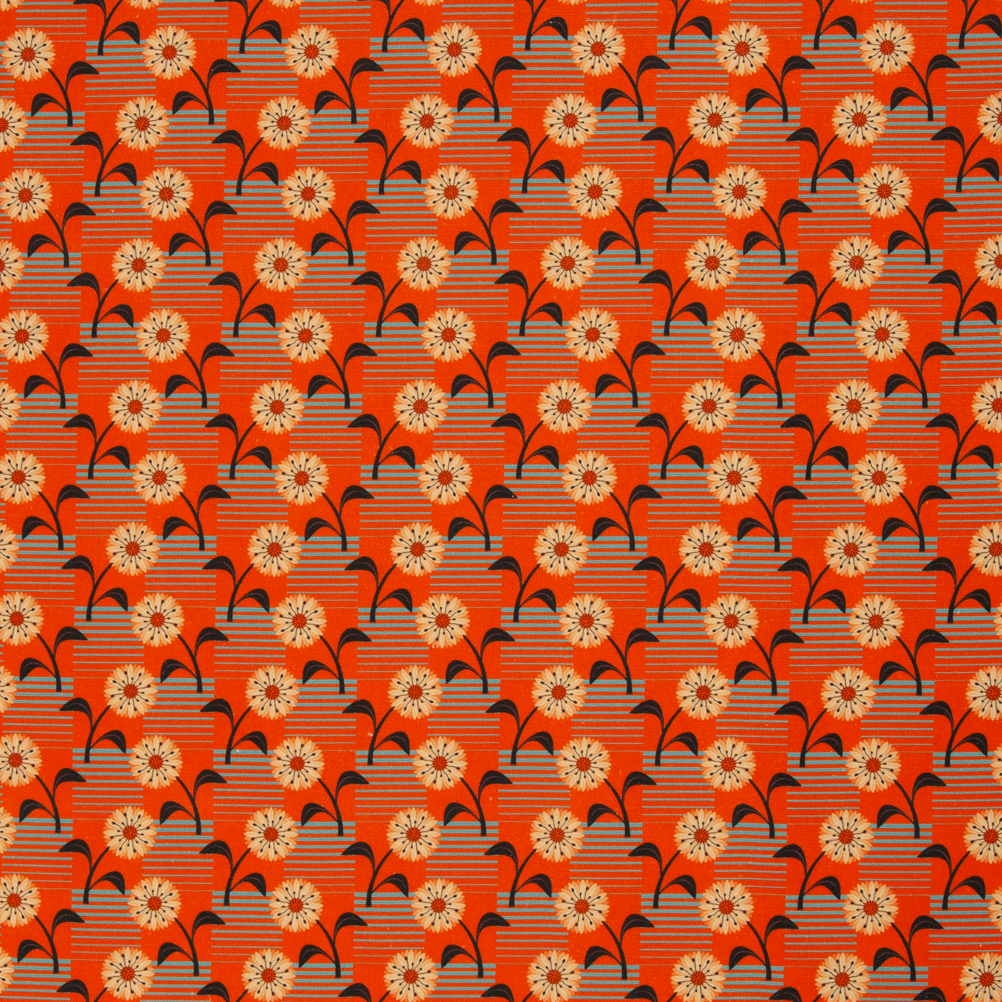 Canvas oranje met print 'Rocha'