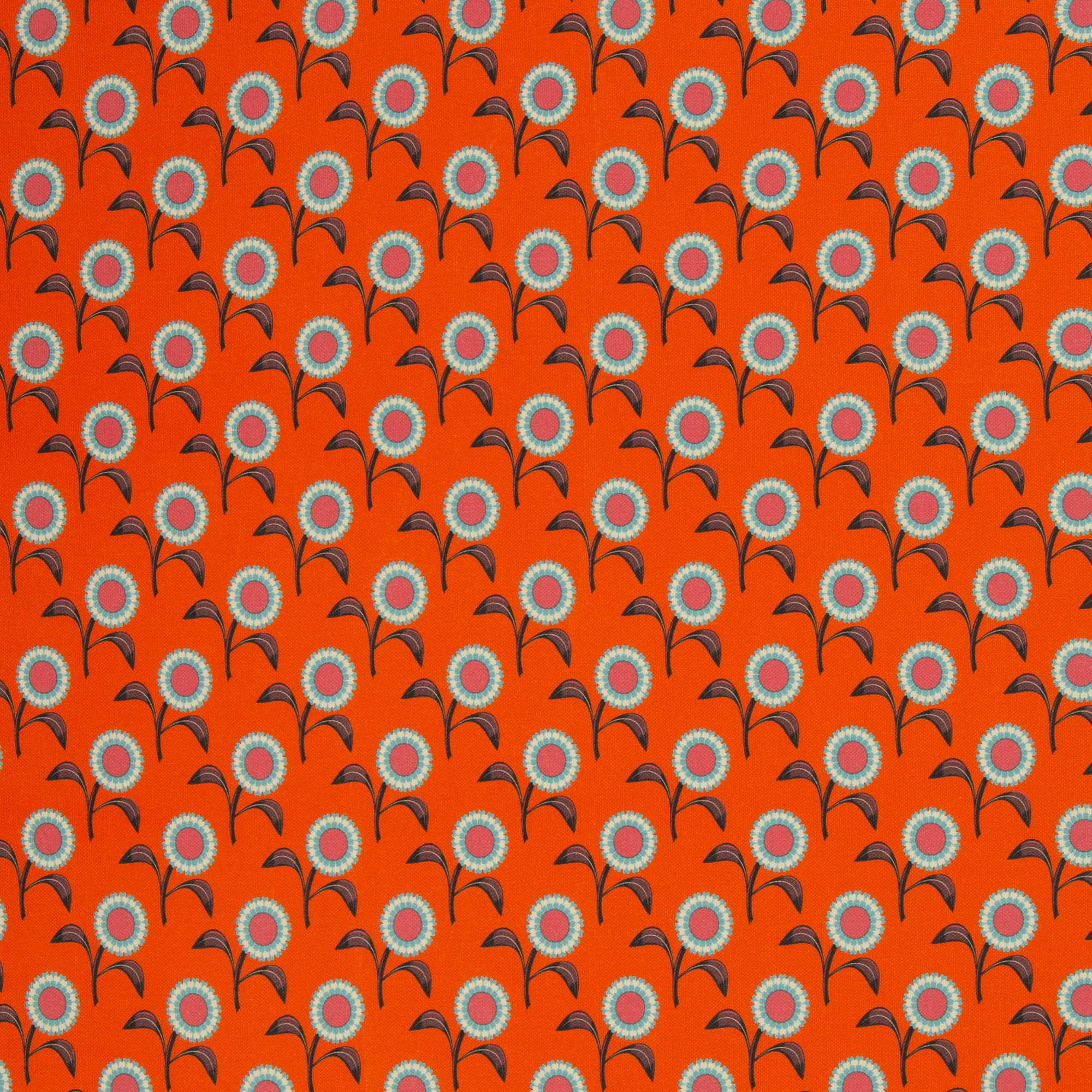Canvas oranje met print 'Rocha'