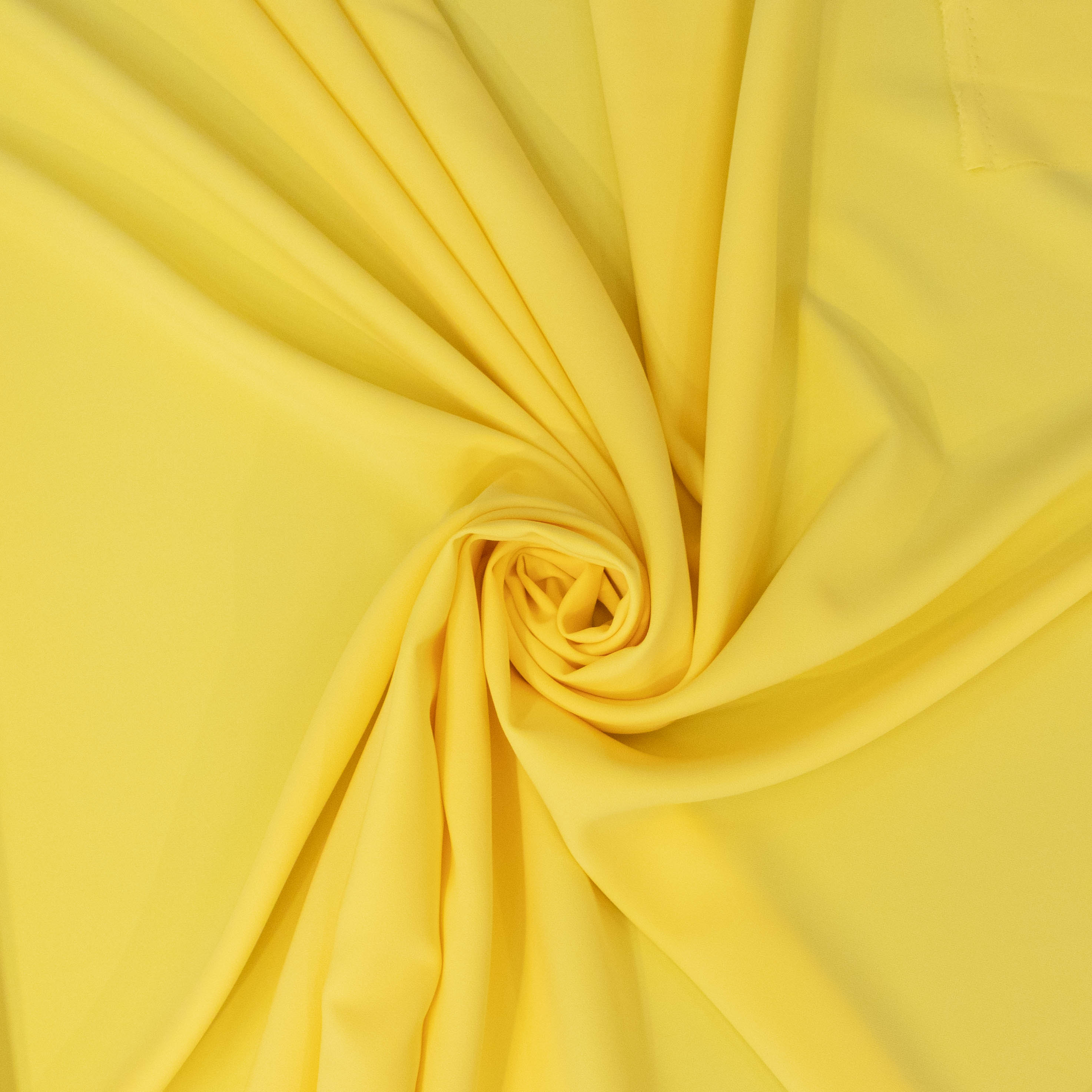 Stretch crêpe geel - Lorré