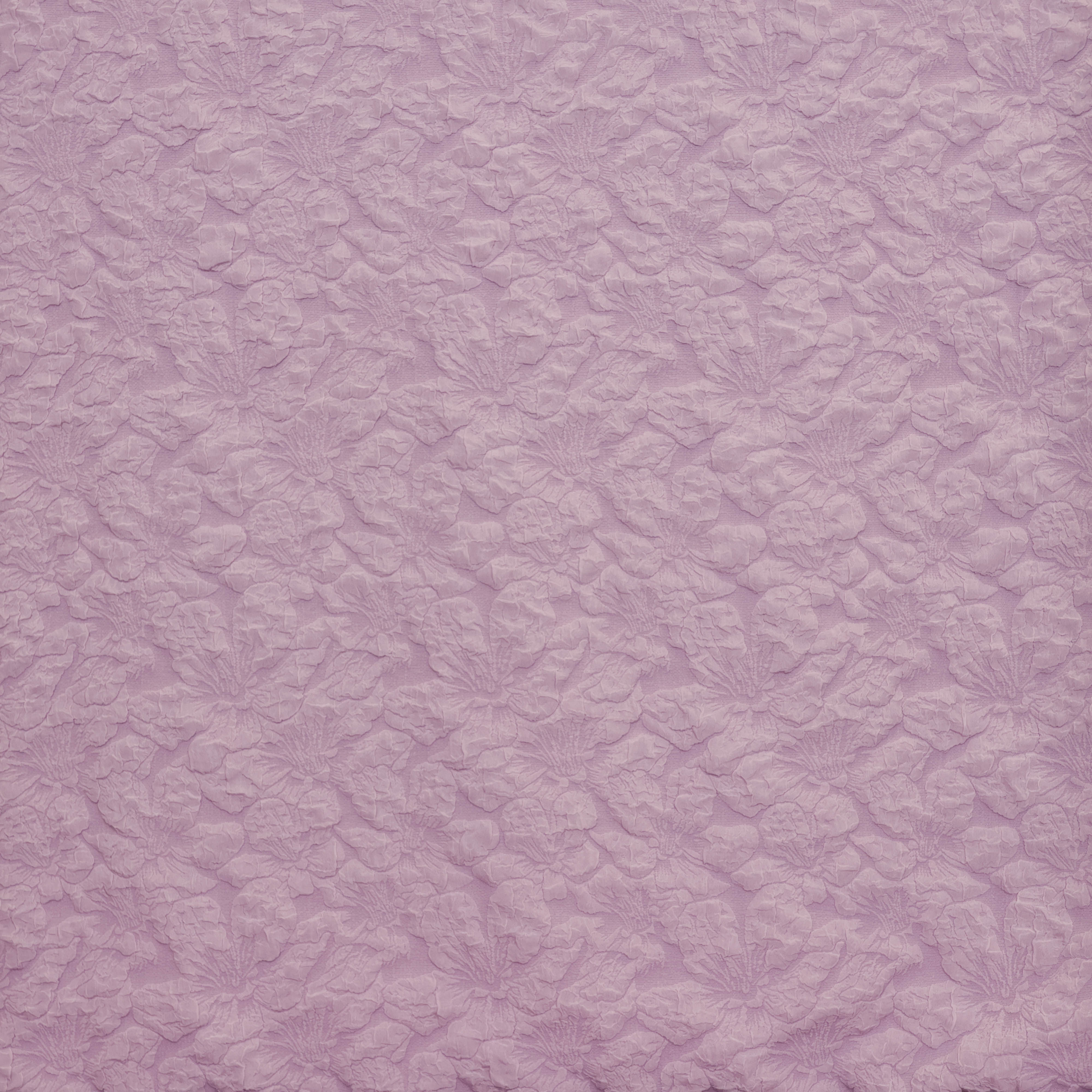 Jaquard lila met bloemenpatroon