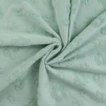 Jacquard bloemen dusty mint