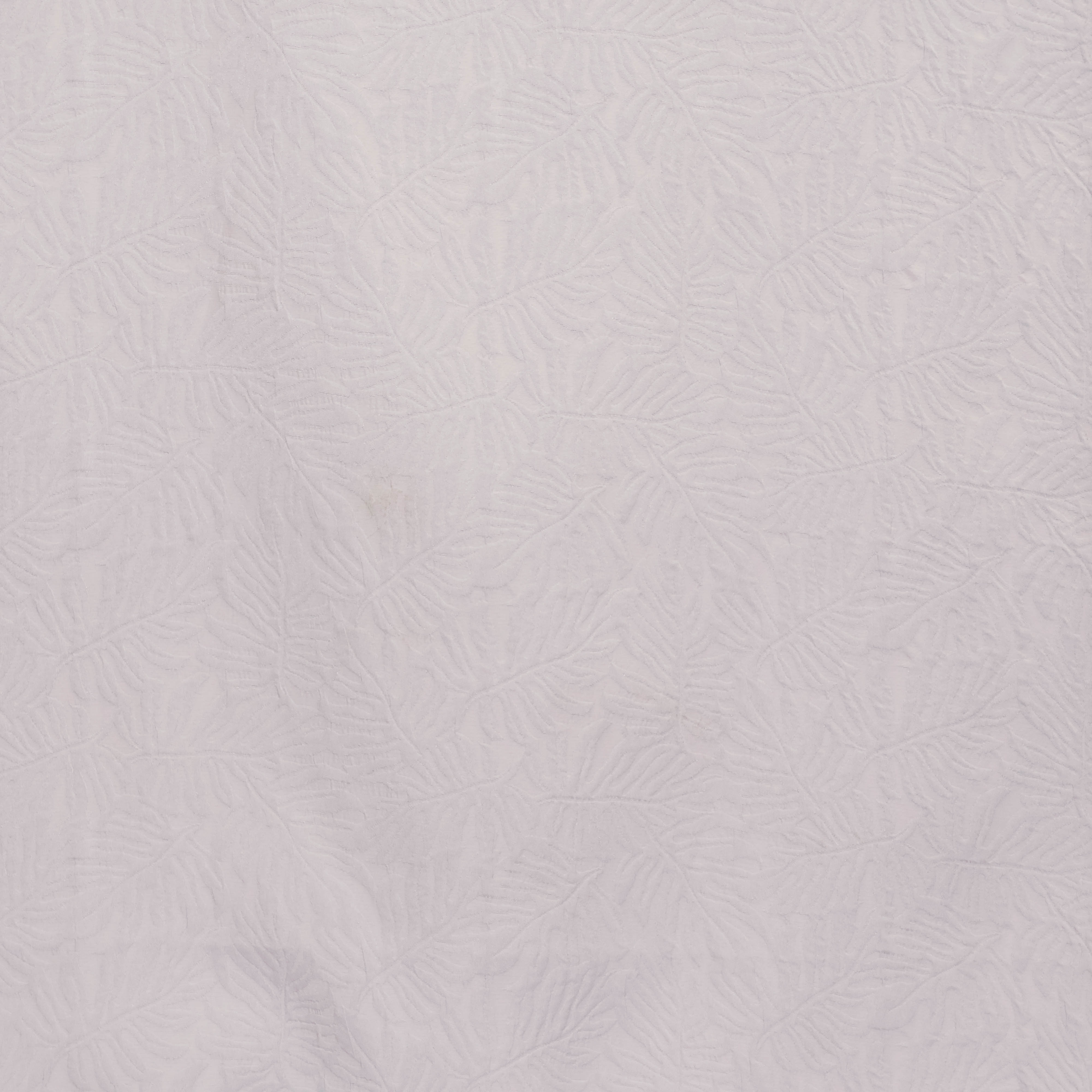 Jacquard licht lila met blaadjespatroon