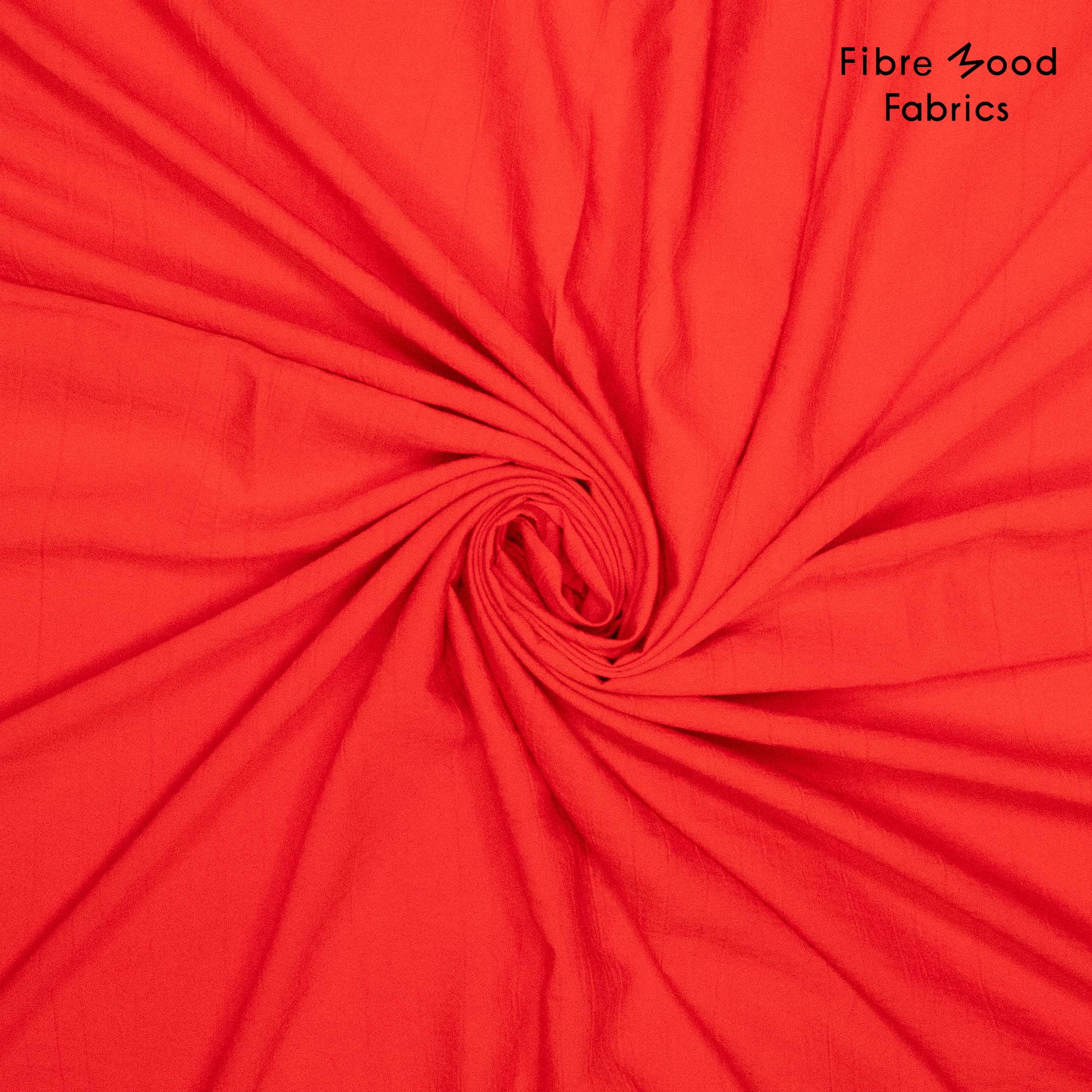 Viscose crinkle zomerrood - Fibre Mood