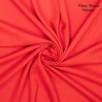 Viscose linnen twill zomerrood - Fibre Mood
