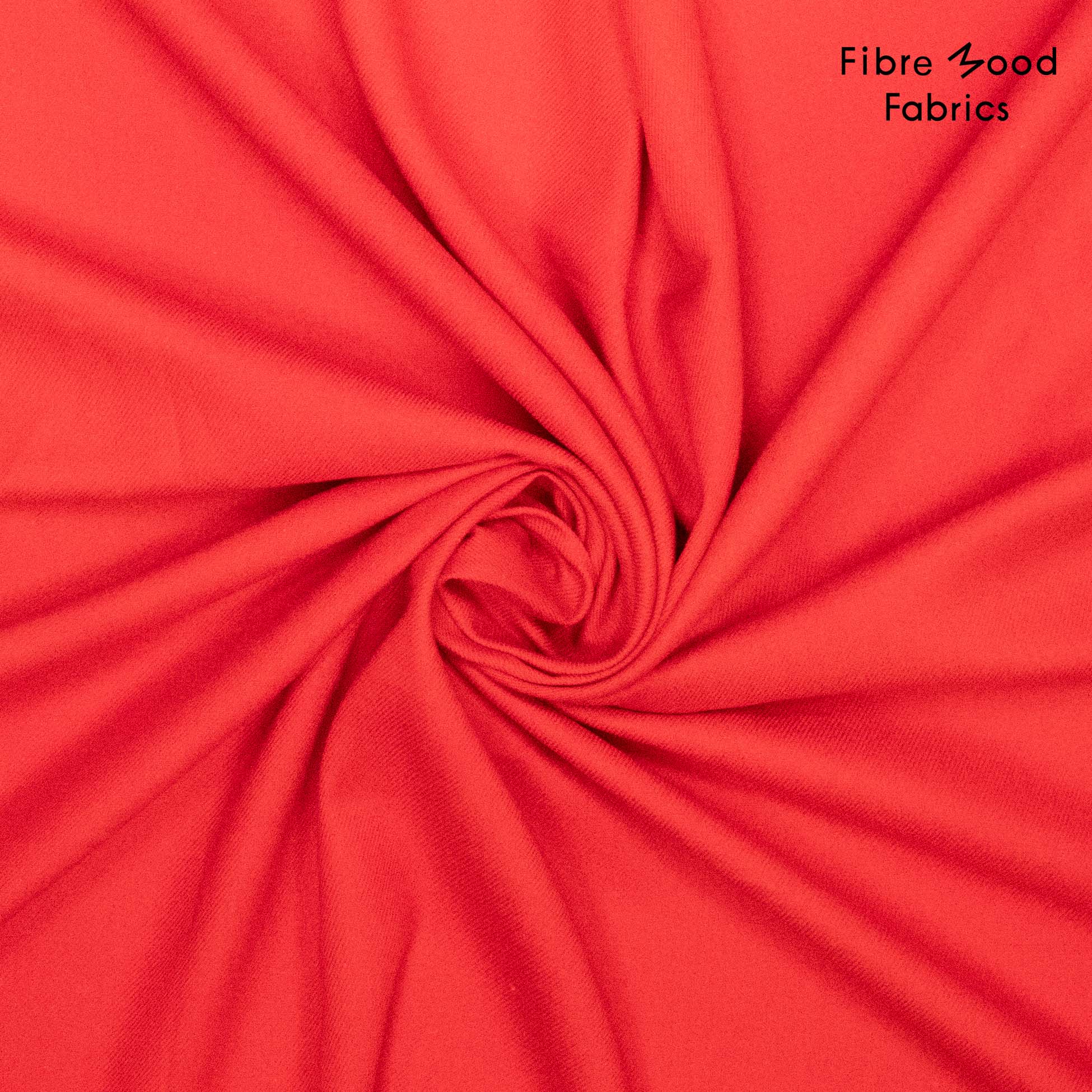 Viscose linnen twill zomerrood - Fibre Mood