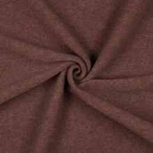 Fleece bruinrood 'merino wool' van Poppy