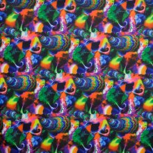 Badpakstof abstracte print