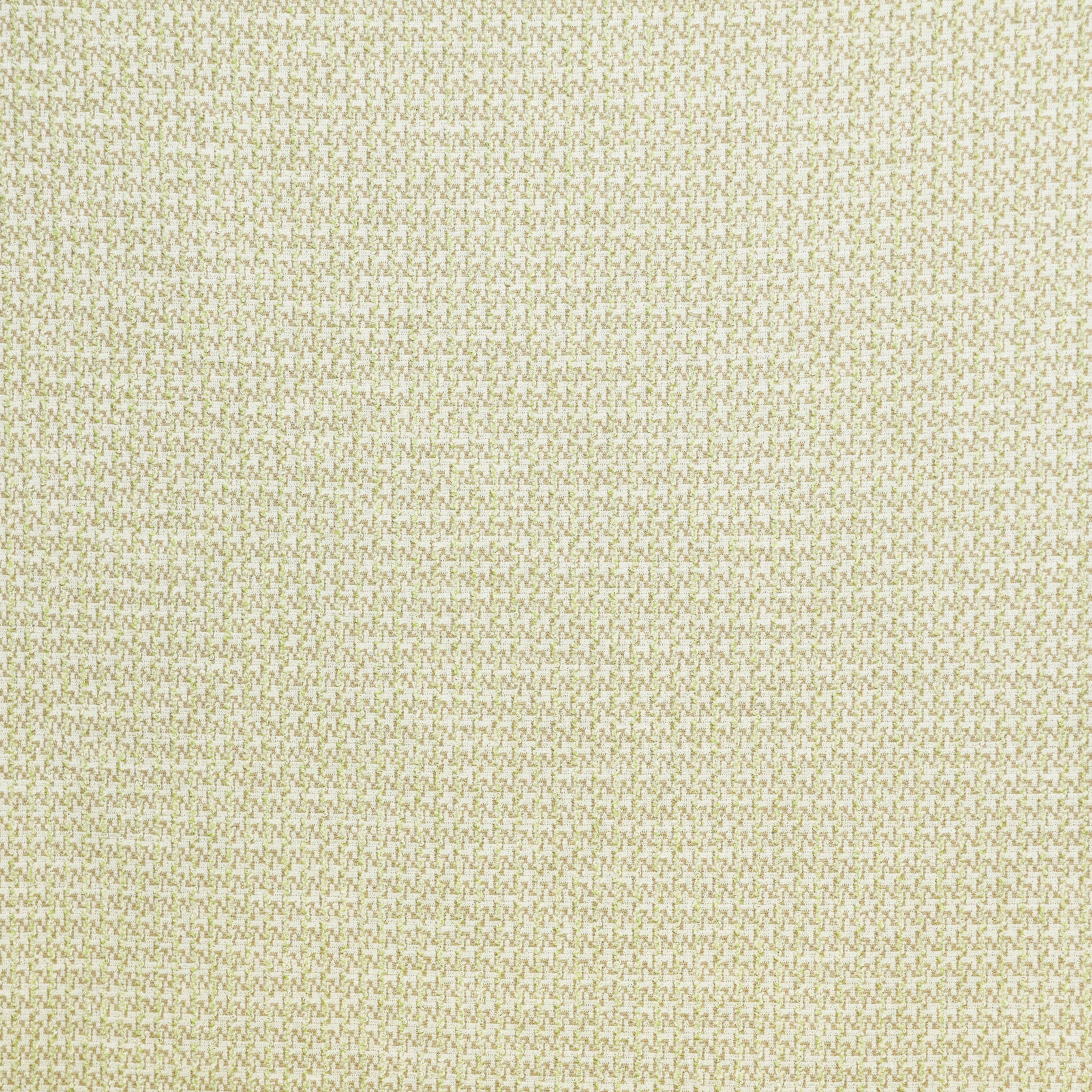 Chanelstof wit-beige met geelgroene glinstering