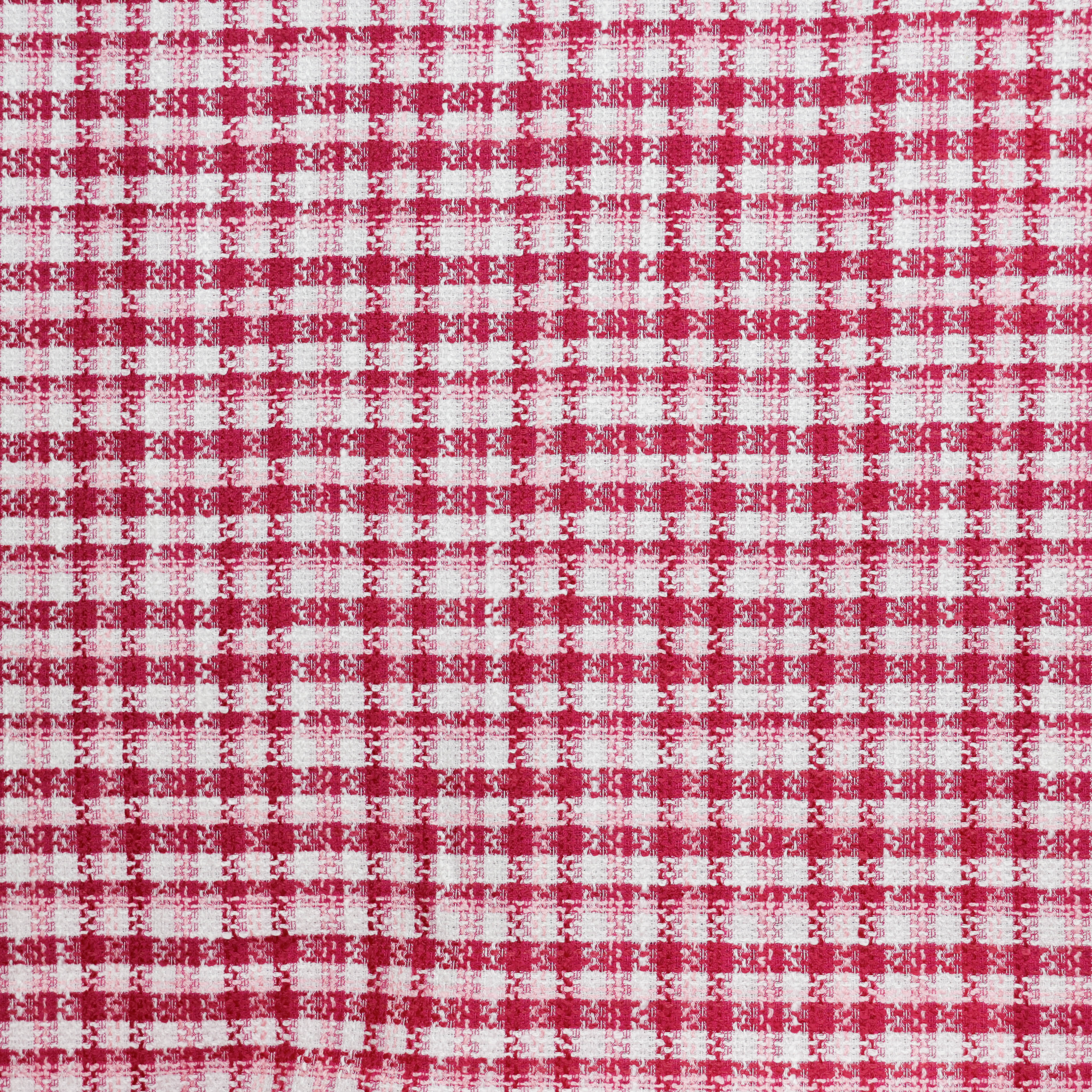Chanelstof roze vierkantjes