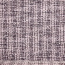 Chanelstof grijs-roze patroon