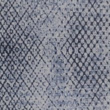 Linnen blauw met ruitenpatroon