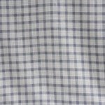 Viscosemengeling blauw grijs met ruitenpatroon