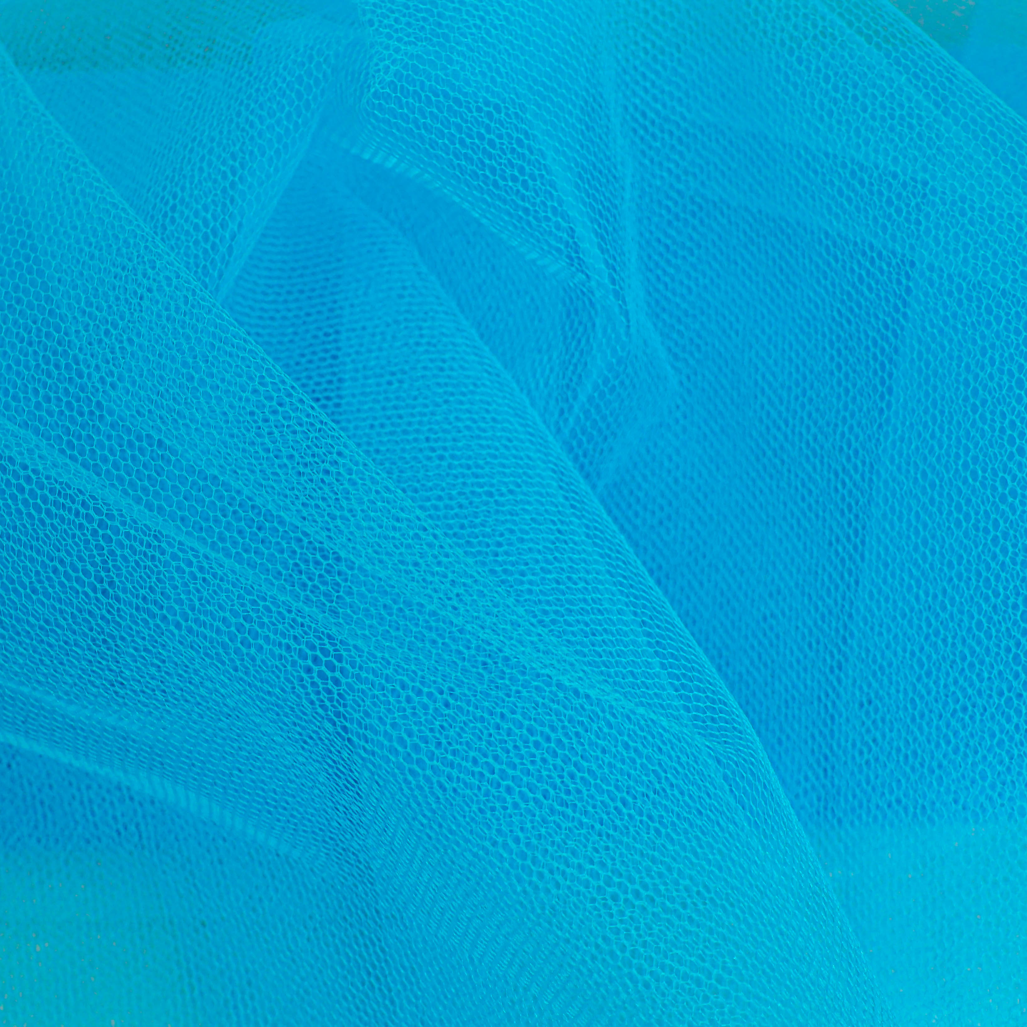 Tule fluo blauw