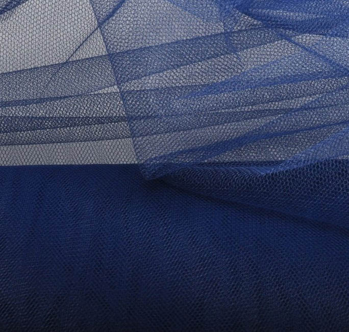 tule donkerblauw
