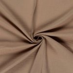 Mousseline effen beige