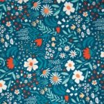 Jersey print 'Imagine Flowers' - Katia Fabrics
