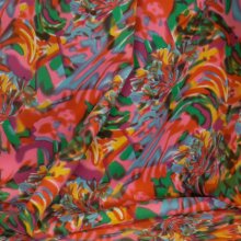 Polyester met abstract patroon