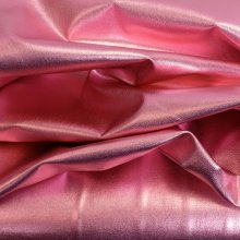 Rekbare polyester metalic lichtroze