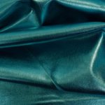Rekbare polyester metalic turquoise