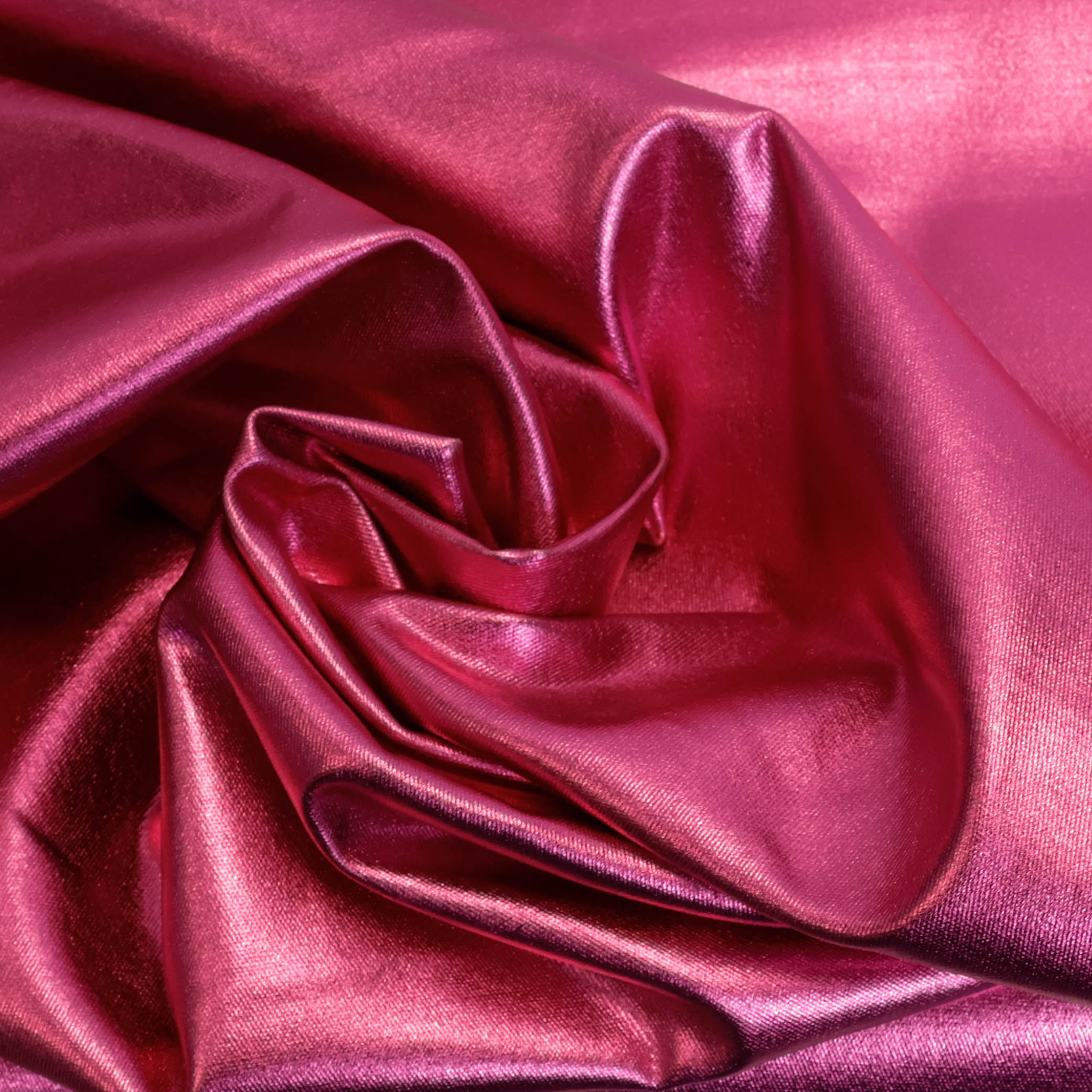 Rekbare polyester metalic fuchsia