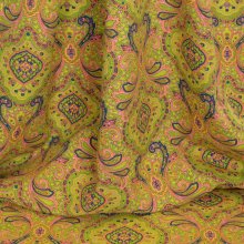 Polyester multicolor met Arabisch patroon