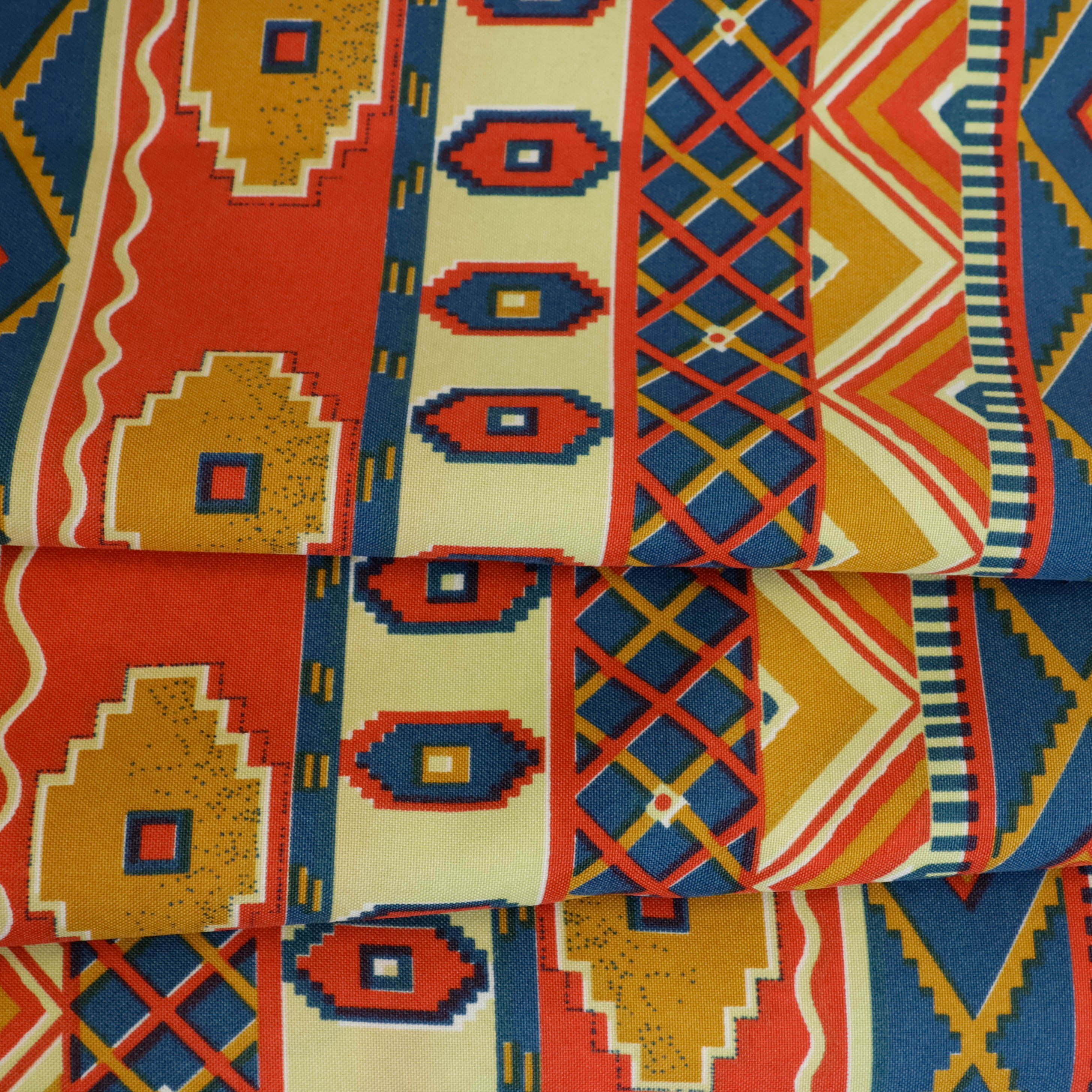 Polyester met Boheems patroon