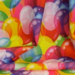 Polyester met ballonnen