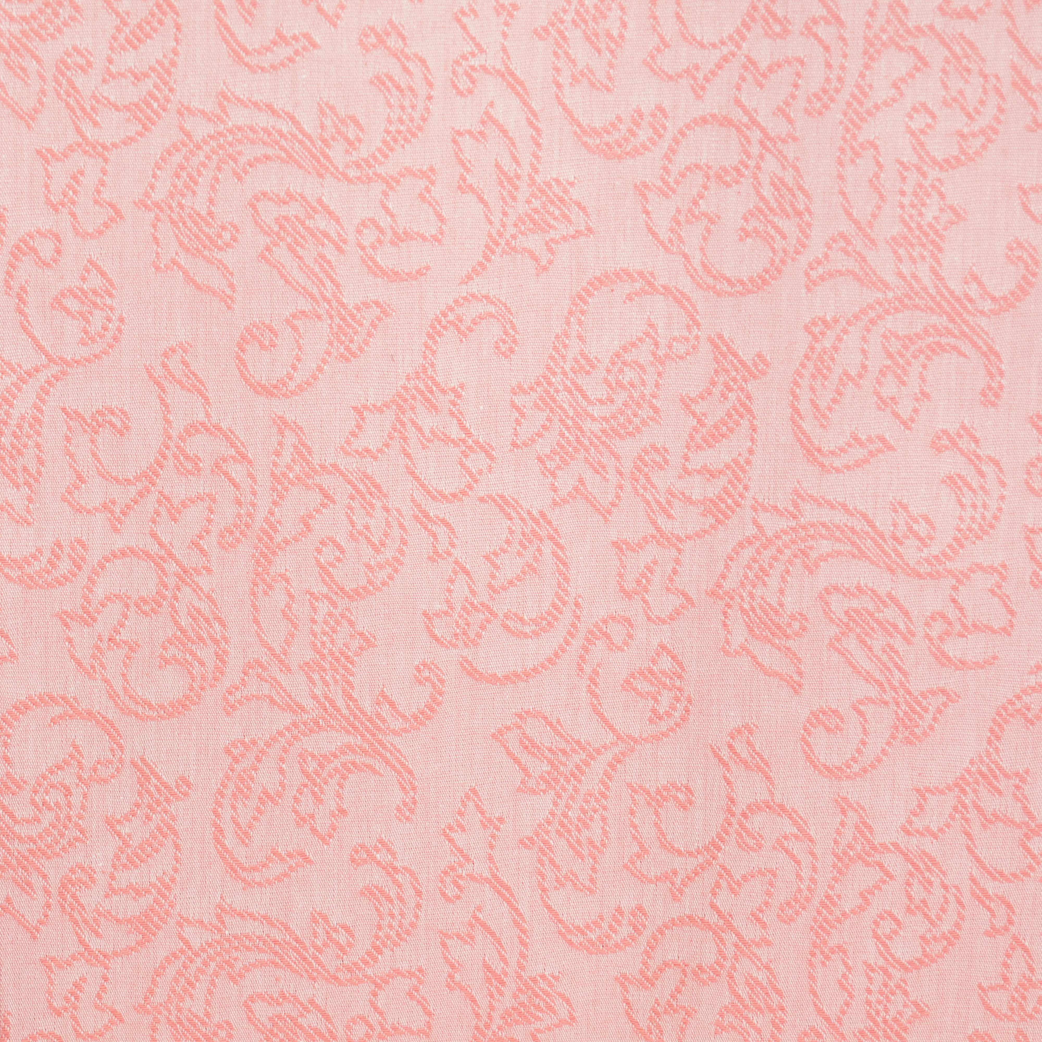 Chanelstof roze met krullen