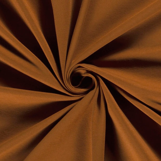 Katoen tricot karamel