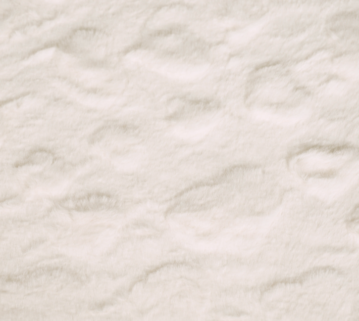 Pels roomwit met hartjes  - Qjutie & the Qjutest