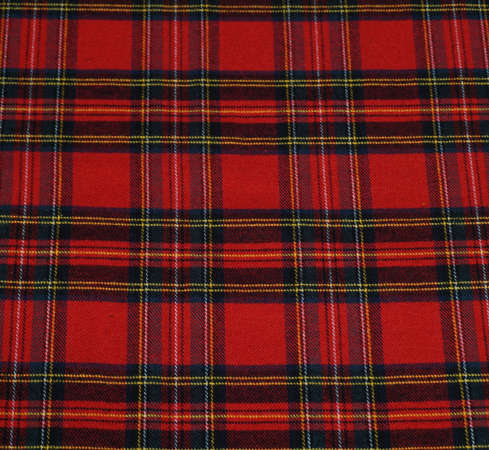 Flanel tartan rood  - Qjutie & the Qjutest