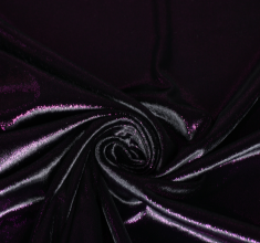 Velour paars glinsterend met stretch  - Qjutie & the Qjutest