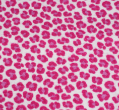 Flanel wit met roze panterprint  - Qjutie & the Qjutest