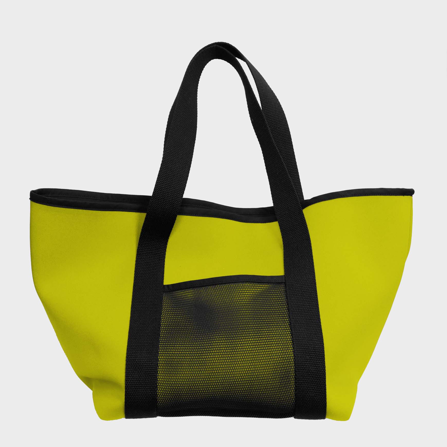 Pakket tas neopreen neongeel - Katia
