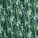 Viscose tricot groen met abstract patroon