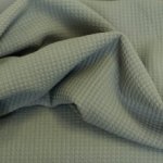 Wafelstof licht groengrijs