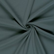 Piqué stof staalblauw