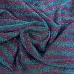 Breistof fuchsia en blauw gestreept - Knipmode