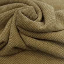 Stretch structuur stof beige met fluweel touch